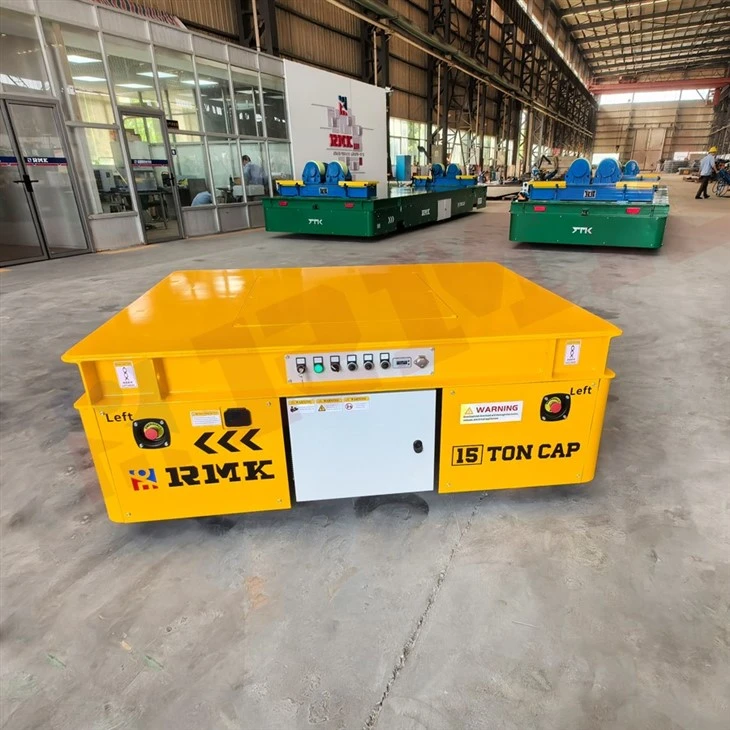 5 Tons Differential Steering Mold Trackless Transfer Cart factory