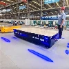 Carro de transferencia sin rieles con batería de 12 toneladas