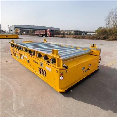 Carro de transferencia de matrices con transportador de rodillos omni-direccional de 5 toneladas